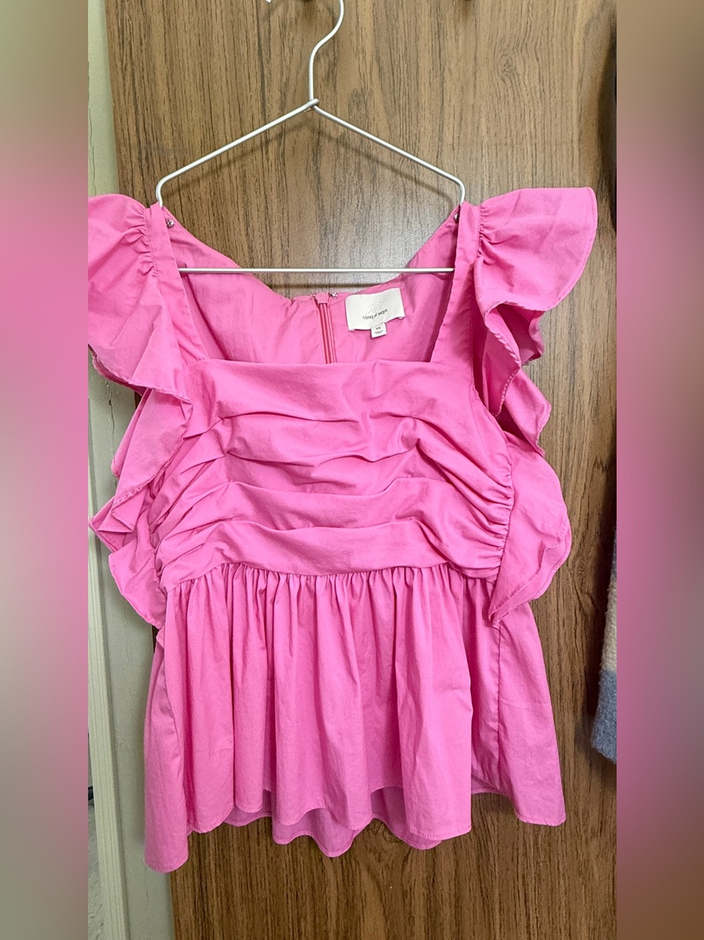 Square neckline crop top